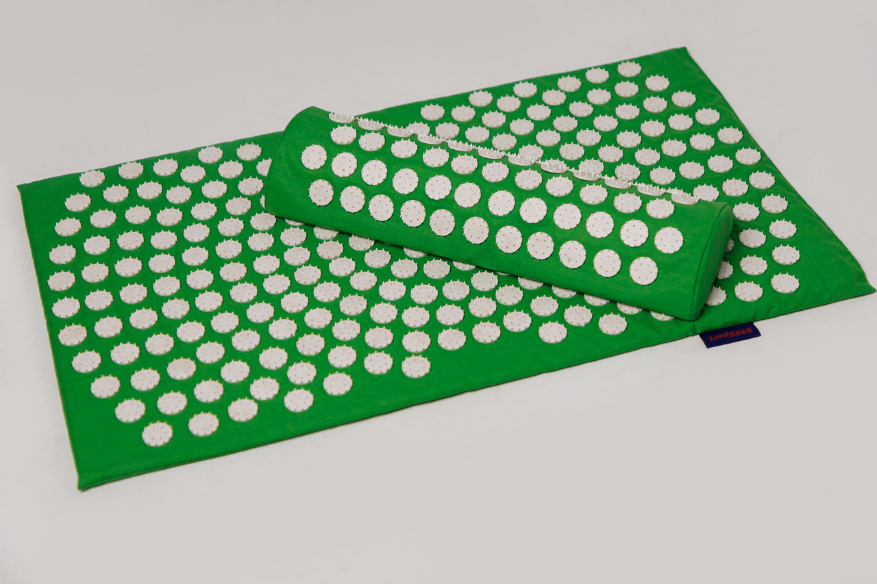 Аплікатор Кузнєцова килимок і подушка (валик) Масажний масажер для спини/ніг набір VMSport (vms-021)