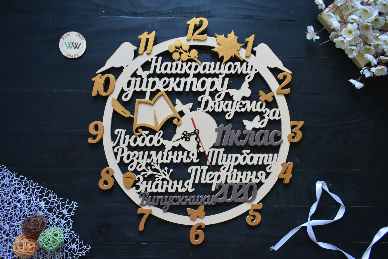 Оригинальные Дизайнерские Часы Ручной Работы Из Дерева для Директора ...