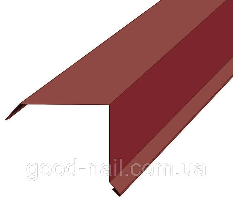 Вітрова планка  мат Україна  0.4мм  0.45мм  0,5 мм 2м шт., фото 1