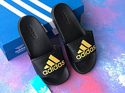 Сланці/шльопанці Adidas (золоті)/шльопанці/Adidas/Адідас/