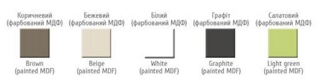 кухня Медісон доступні кольори