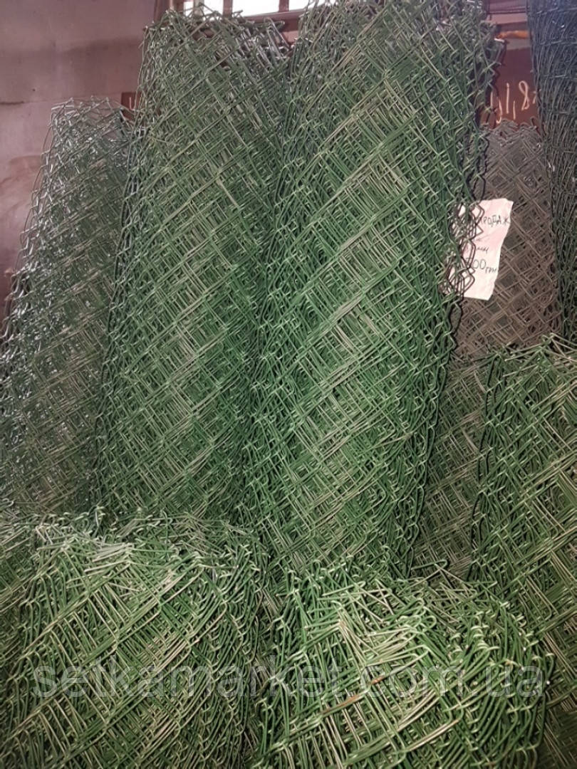 Сітка Рабиця в Полімерному (ПВХ) покриття, 2.0×10 м., осередок 50×50 мм, діаметр 2.5 мм