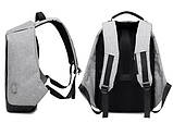 Міський рюкзак Bobby Антивор з usb-портом xd design (бобби розумний міський рюкзак для ноутбука), фото 6