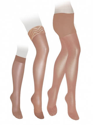 Медичні компресійні гольфи Microtrans Мікрофібра 2 клас стандартні 2, фото 1