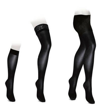 Медичні компресійні гольфи Microtrans Мікрофібра 2 клас стандартні 2, фото 1