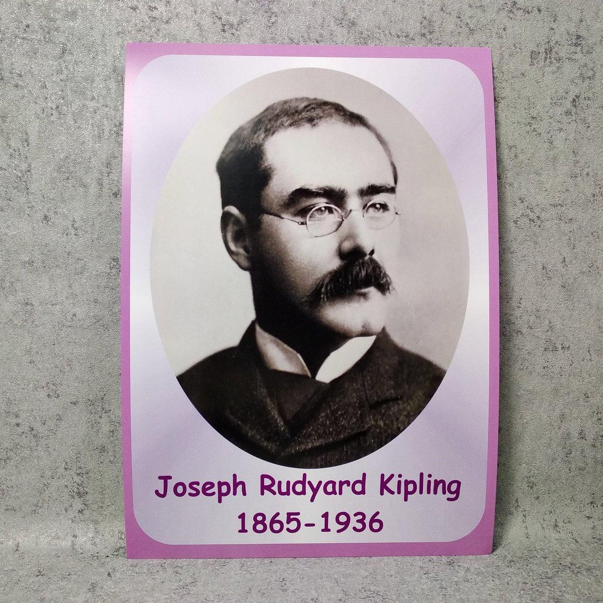 Портрети англійських поетів і письменників Rudyard Kipling (Кіплінг)