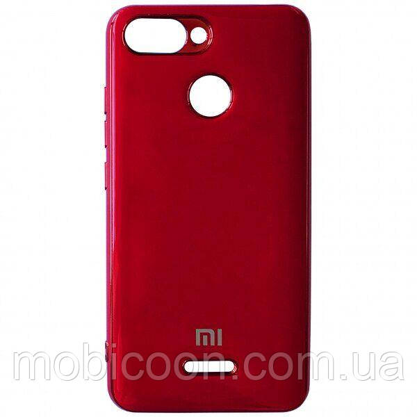Накладка Soft GLASS для Xiaomi Redmi 6 red (сяомі ксіоміредами 6)