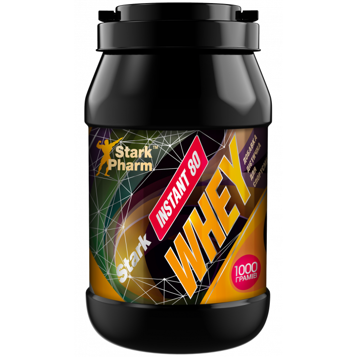 Сироватковий протеїн концентрат Stark Pharm Stark Whey 80 (1000 г) Старк фарм вей Vanilla