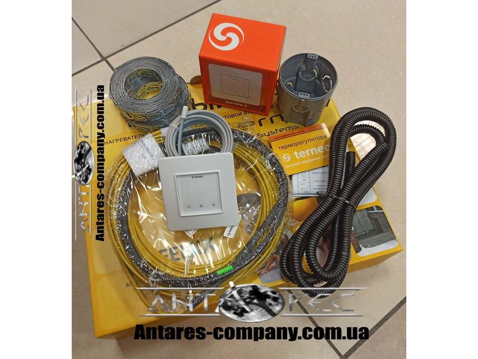 Тёплый пол комплект двухжильный нагревательный кабель 4,4 м.кв (870 вт) серия Terneo S - фото 5 - id-p1219235930