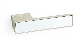 Ручки дверні TUPAI BIG 3084 RT/142 матовий нікель (під вставку)