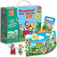 Магнитный театр Репка с декорацией и сценарием (рус), Vladi Toys (VT3207-04)