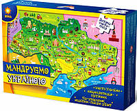 Детская Карта Украины с многоразовыми наклейками (укр), Зірка (94759)