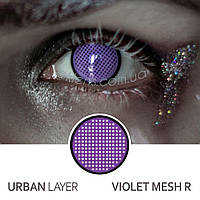 Контактные цветные линзы Urban Layer Violet Mesh R