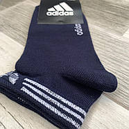 Шкарпетки жіночі спортивні короткі бавовна Adidas, Туреччина, розмір 36-40, асорті, 06181, фото 3