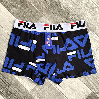 Труси чоловічі боксери бавовна Fila 01, чорні, розмір 3XL (52-54), 09304