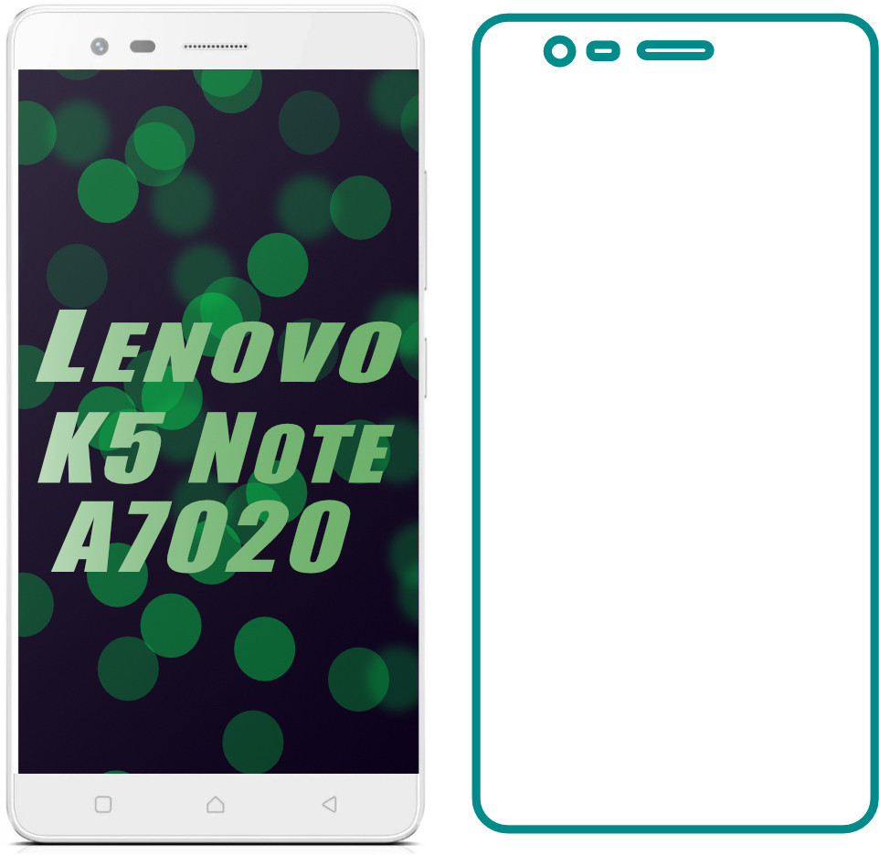 Захисне скло Lenovo K5 Note A7020 (Прозоре 2.5 D 9H) (Леново К5 Ноут Ноте)