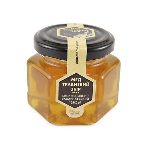 Мед бджолиний натуральний, сорт: "Майський збір" 120 г, фото 2