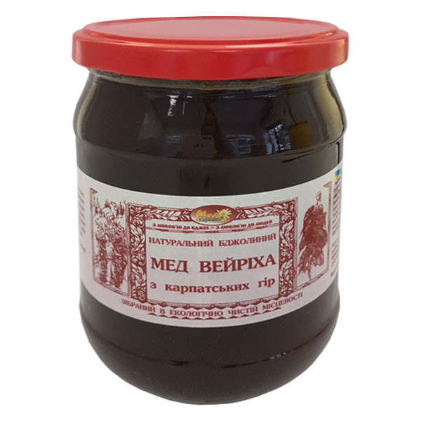 Мед бджолиний натуральний, сорт: "Вейріха" 600г