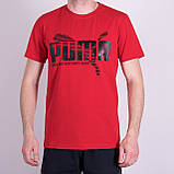 Чоловіча футболка Puma, оливкового кольору, фото 6