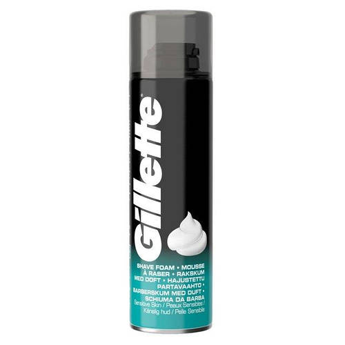 Пена для бритья Gillette Sensitive (200 мл), цена 68 грн — Prom.ua (ID ...