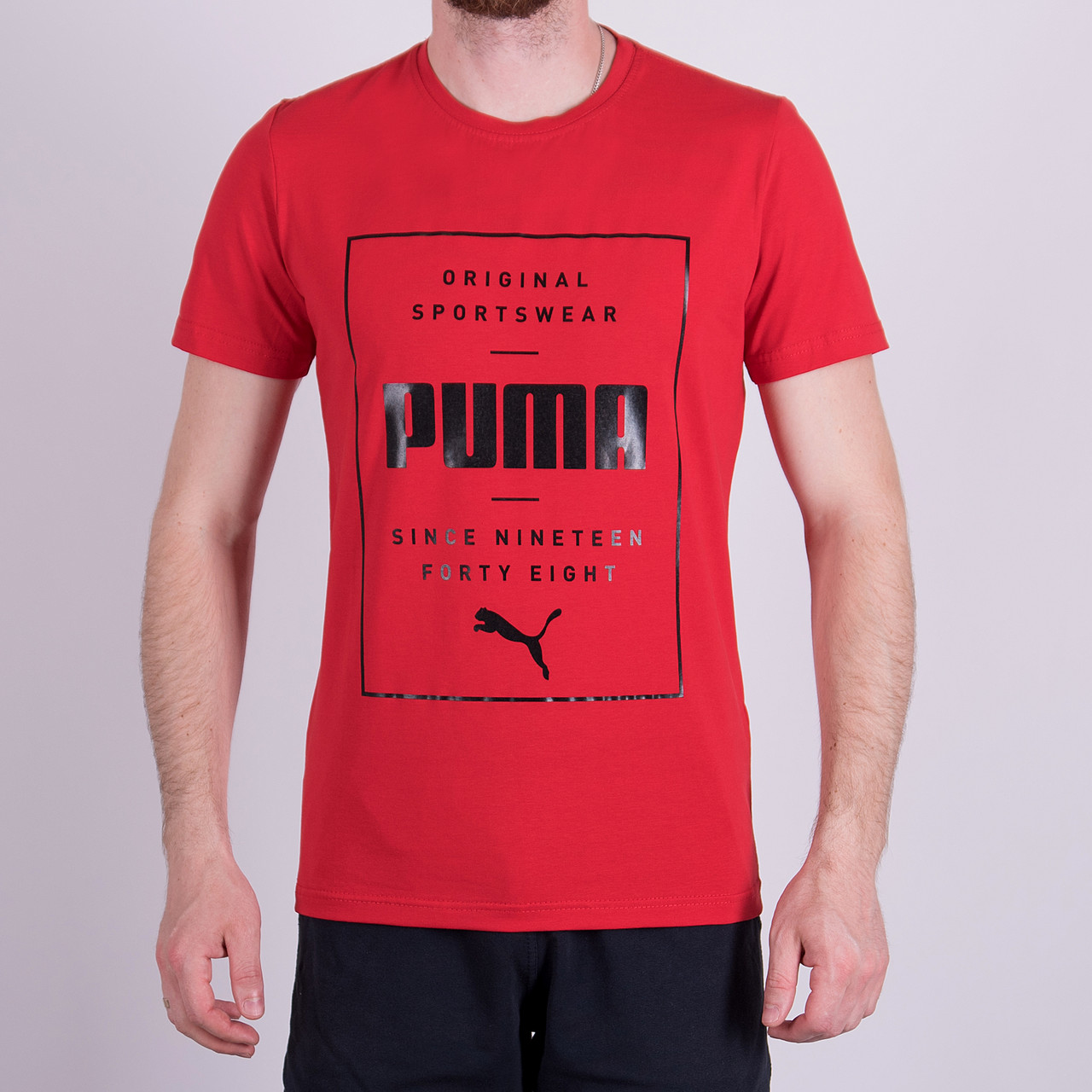 Чоловіча футболка Puma, червоного кольору