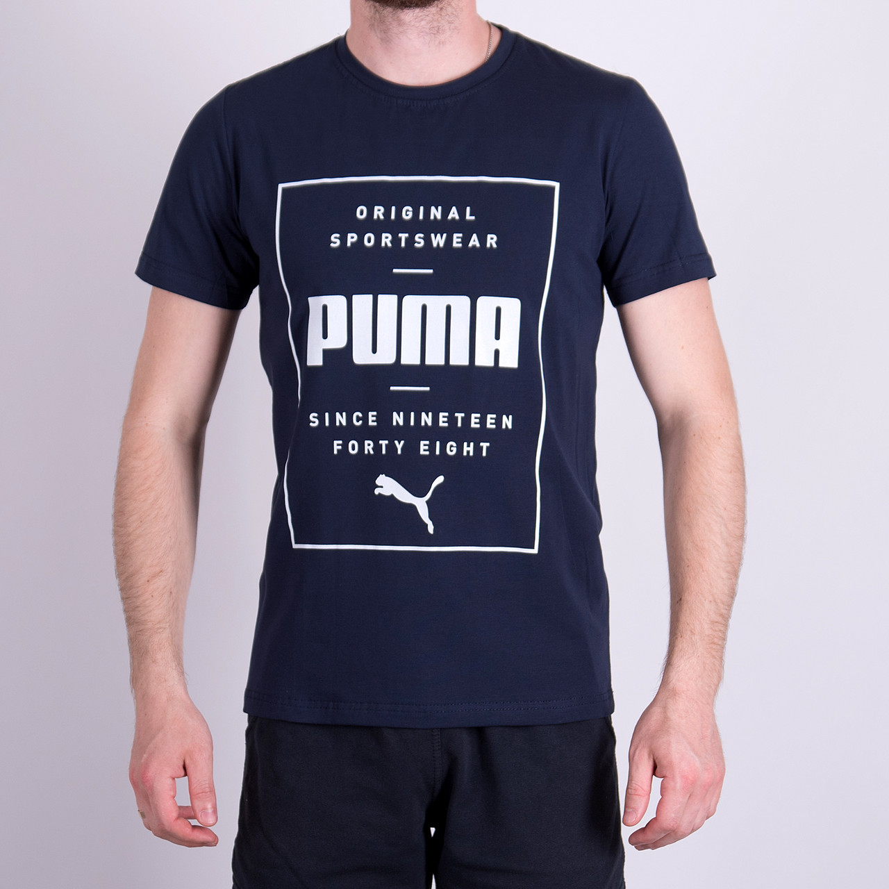 Чоловіча футболка Puma, темно-синього кольору