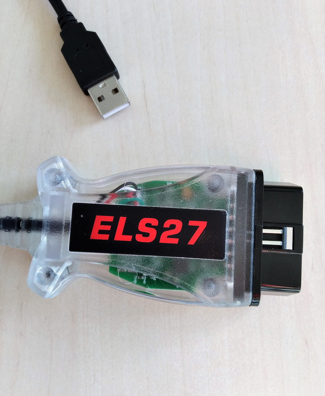 Купить Автосканер ELS27 OBD2 USB, чип FTDI, диагностический адаптер ...