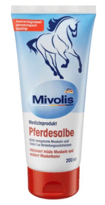 Бальзам при болях в м'язах Mivolis Pferdesalbe, 200 мл EXP 02/23 року включно