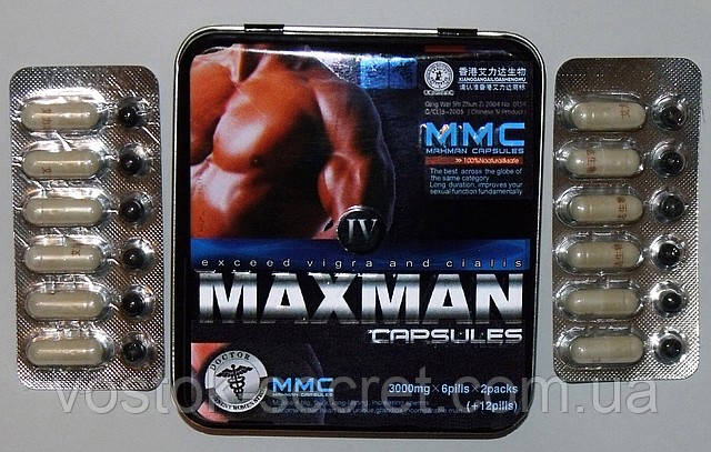 Эффективный препарат для потенции MaxMan IV (МаксМэн 4) - фото 1 - id-p14162386