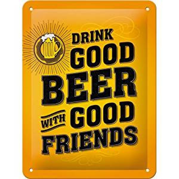 Табличка "Drink Good Beer" Ностальгічне Art (26204)