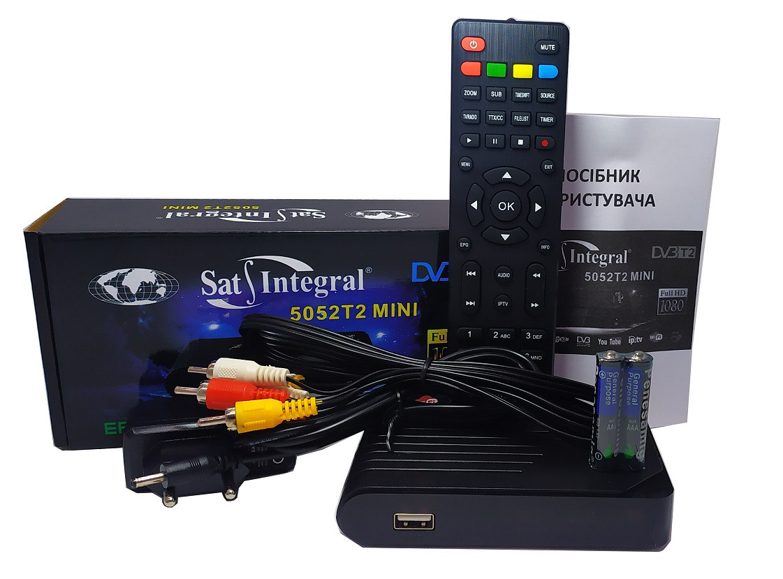 Т2 ресивер тюнер SatIntegral 5052T2 mini, фото 1