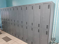 Шкаф металлический гардеробный ШМ-4-8-300х900