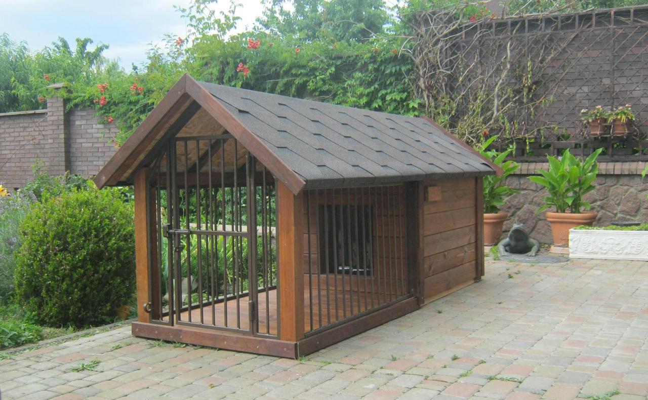 Додж he Будка для вівчарки з мінівольером, фото 1