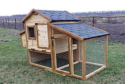 Гарний теплий курник 3-6 курей | Обігрів, вентиляція, світло, зручне обслуговування