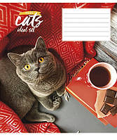 Зошит Школярик 12 аркушів косий Ideal pets 012-2726С