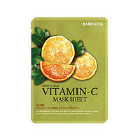 Тканевая маска с витамином С BARONESS Vitamin C Mask Sheet