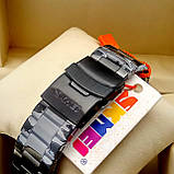 Водонепроникні оригінальні механічні наручні годинники скелетоны Skmei 9194 чорного кольору з автопідзаводом, фото 5