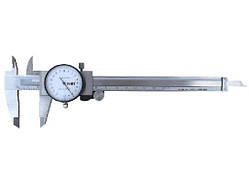 Штангенциркуль KM-DC150 (150 мм/0,02 мм) стрілочний Shock-ProoF