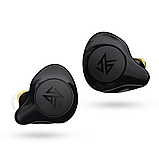 Бездротові Bluetooth-навушники KZ S2 із сенсорним керуванням (Чорний), фото 5