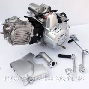 Двигун Дельта,Альфа,Сабур, Актив 110см3. Напівавтомат.Заводський.