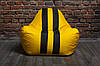 Безкаркасне жовте крісло мішок диван Ferrari, Феррарі, фото 10