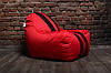 Безкаркасне крісло мішок диван Ferrari, Феррарі, фото 9