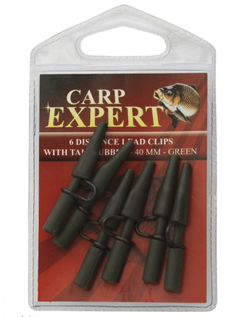 Безпечна кліпса посилена Carp Expert 40мм olive 6шт.