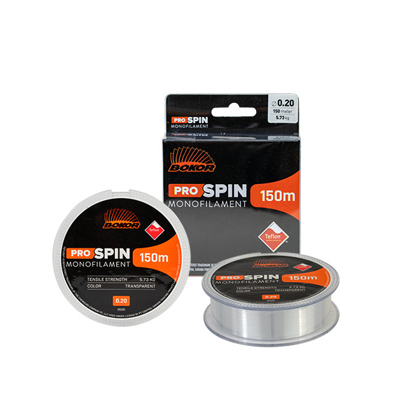 Жилка Bokor Pro Spin Clear 150 м 0.18 мм 4.48 кг