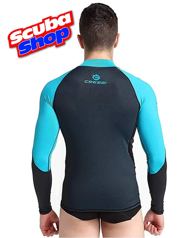 Cressi Unisex Hydro Чоловіча захисний одяг Rash Guard L. Рукава з довгими рукавами, захисний трикотаж, зі спеціальної еластичної тканини, захист від ультрафіолетових променів (UPF) 50+