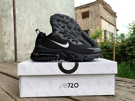 Чоловічі кросівки Nike Air Max 270 React Black, фото 1