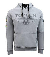 Толстовка Top Gun 3D Logo Hoodie TGD1912 (Grey)