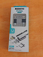 Кабель для зарядки iphone Magnetic DM-M12 micro USB Магнитный