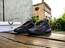 Чоловічі кросівки Nike Air Max 270 React Black чорні, фото 3