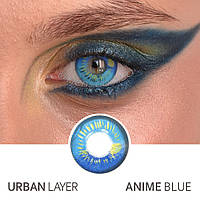 Контактные цветные линзы Urban Layer Anime Blue